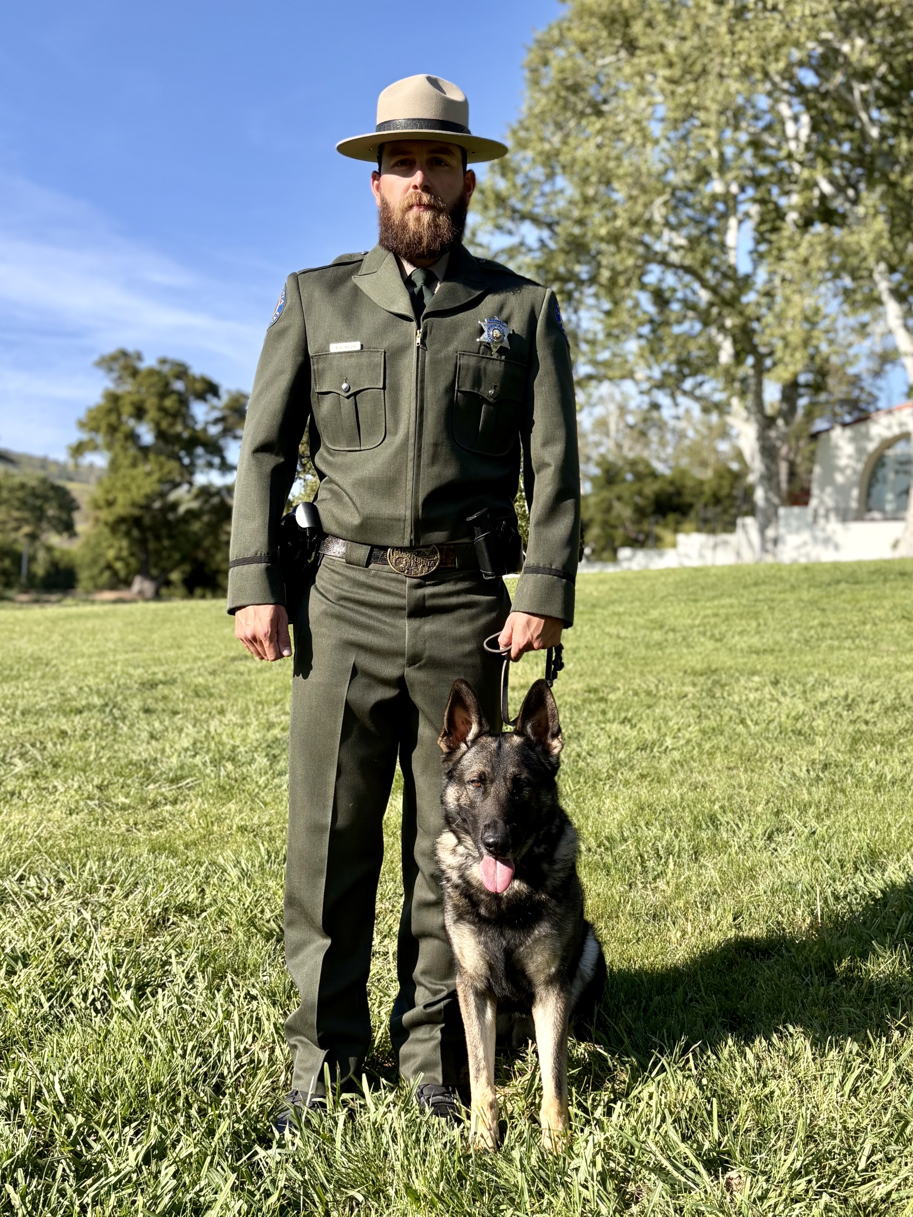 Kyle Meza and K-9 Ghost